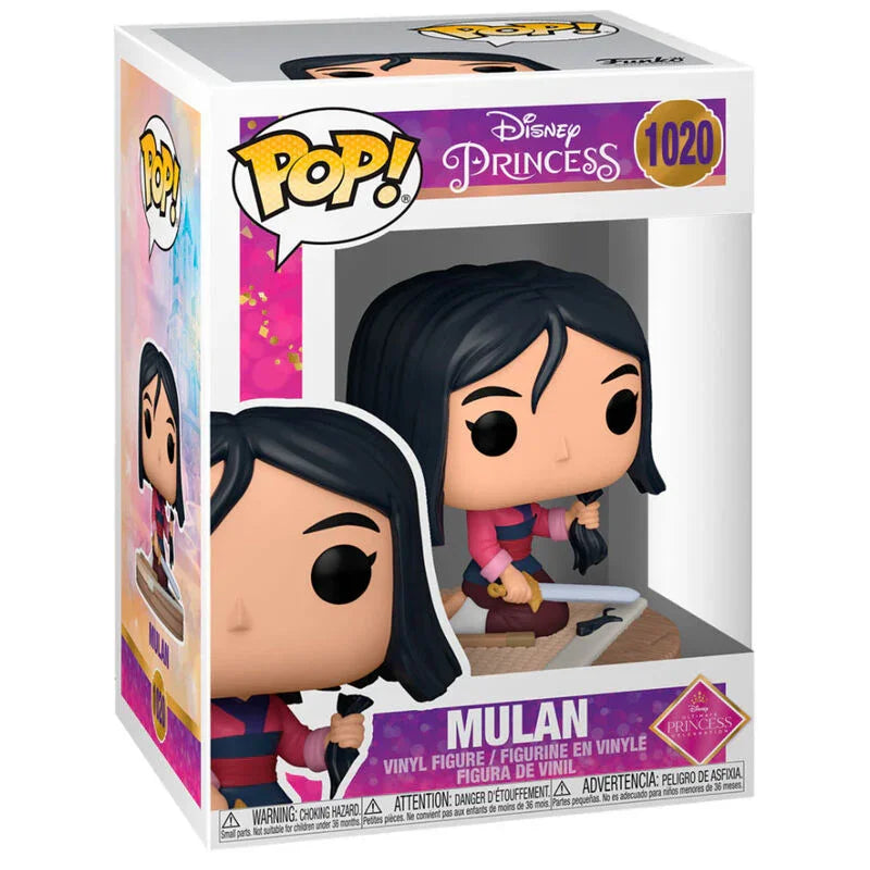 Funko Pop! Disney Princess Mulan - Figura da Collezione Vinyl Nerdscape