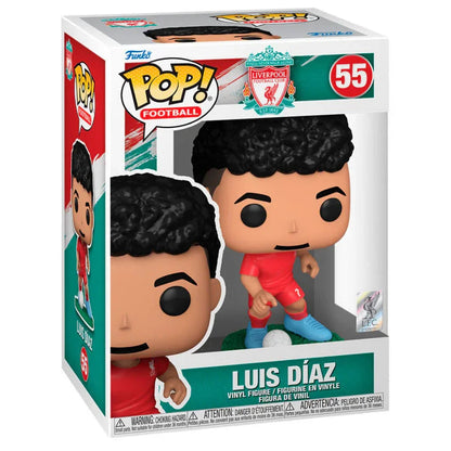 Funko Pop! Liverpool Luis Diaz - Figura da Collezione Vinyl Nerdscape