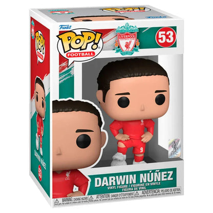 Funko Pop! Liverpool Darwin Nuñez - Figura da Collezione Vinyl Nerdscape