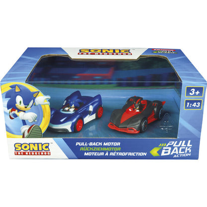 Sonic the Hedgehog Pull Speed Team Sonic Racing Sonic Vs Shadow pack 2 car Nerdscape