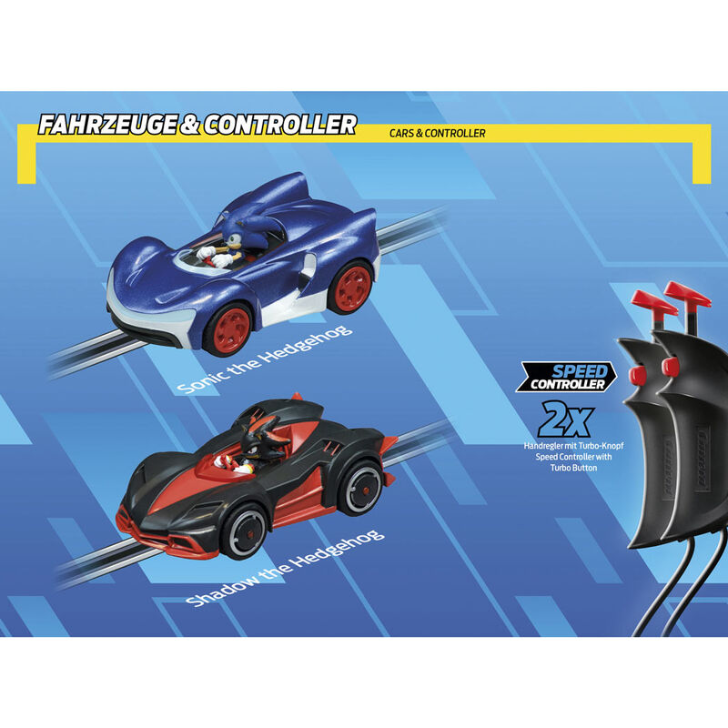 Carrera GO!!! Sonic the Hedgehog Sonic + Shadow Racing circuit Nerdscape