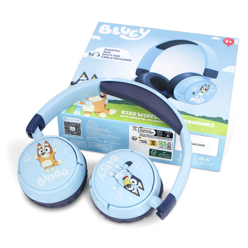 Bluey wireless kids headphones Nerdscape