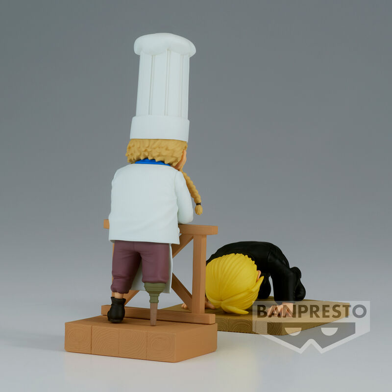 One Piece WCF Log Series Sanji & Zeff 2 world collectable figure 8cm Nerdscape