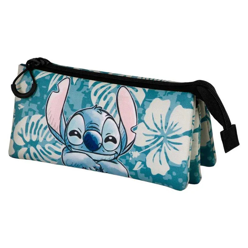 Disney Stitch Aloha triple pencil case Nerdscape
