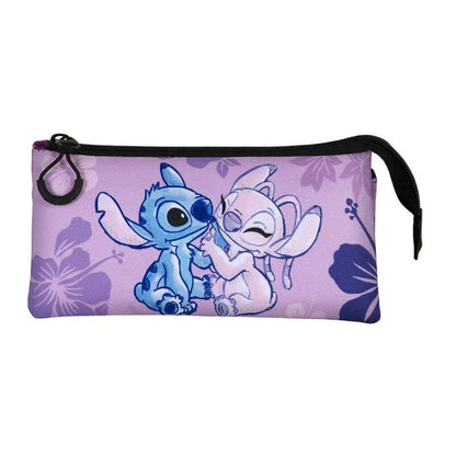 Disney Stitch Stitch & Angel triple pencil case Nerdscape