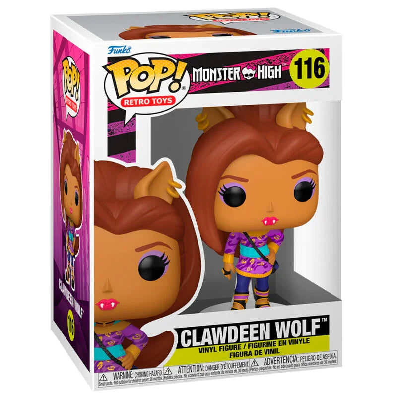 Funko Pop! Monster High Clawdeen - Figura da Collezione Vinyl Nerdscape