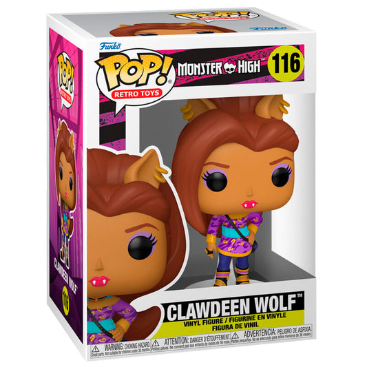 Funko Pop! Monster High Clawdeen - Figura da Collezione Vinyl