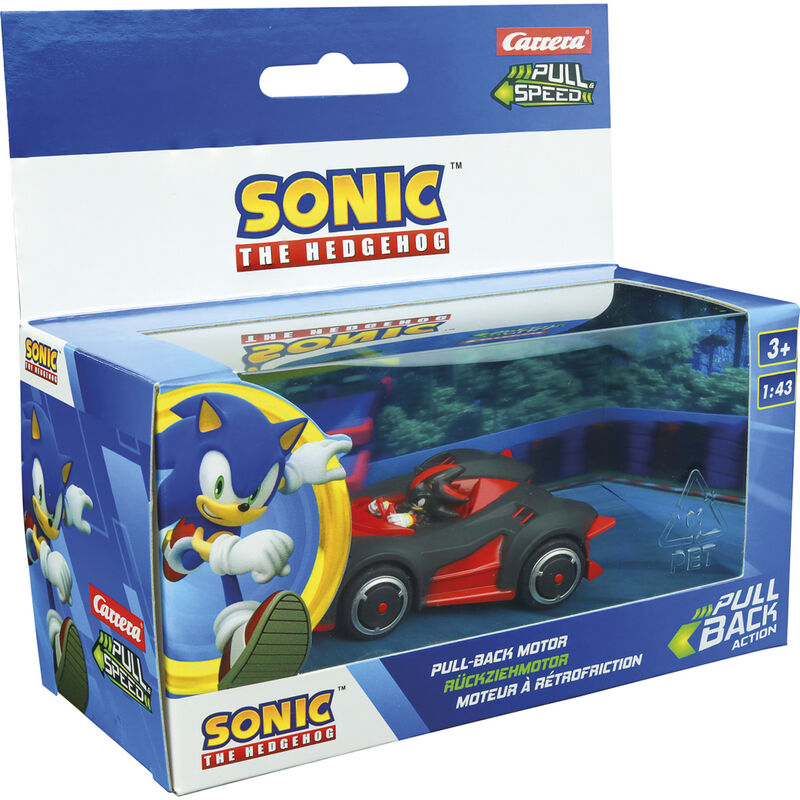 Sonic the Hedgehog Pull Speed Car 1:43 - Nerdscape Nerdscape