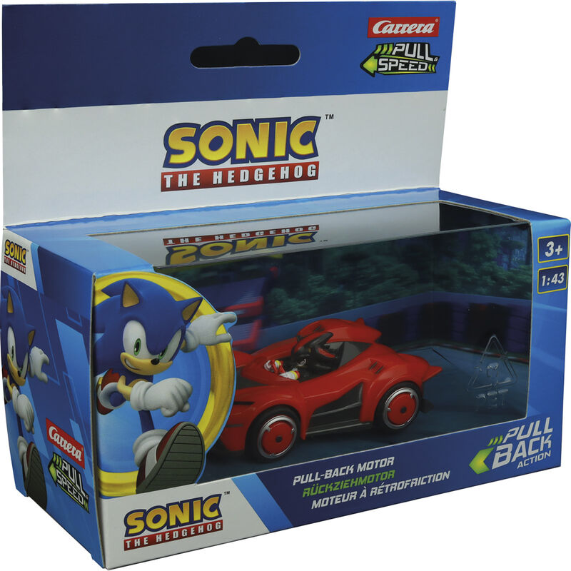 Sonic the Hedgehog Pull Speed Car 1:43 - Nerdscape Nerdscape