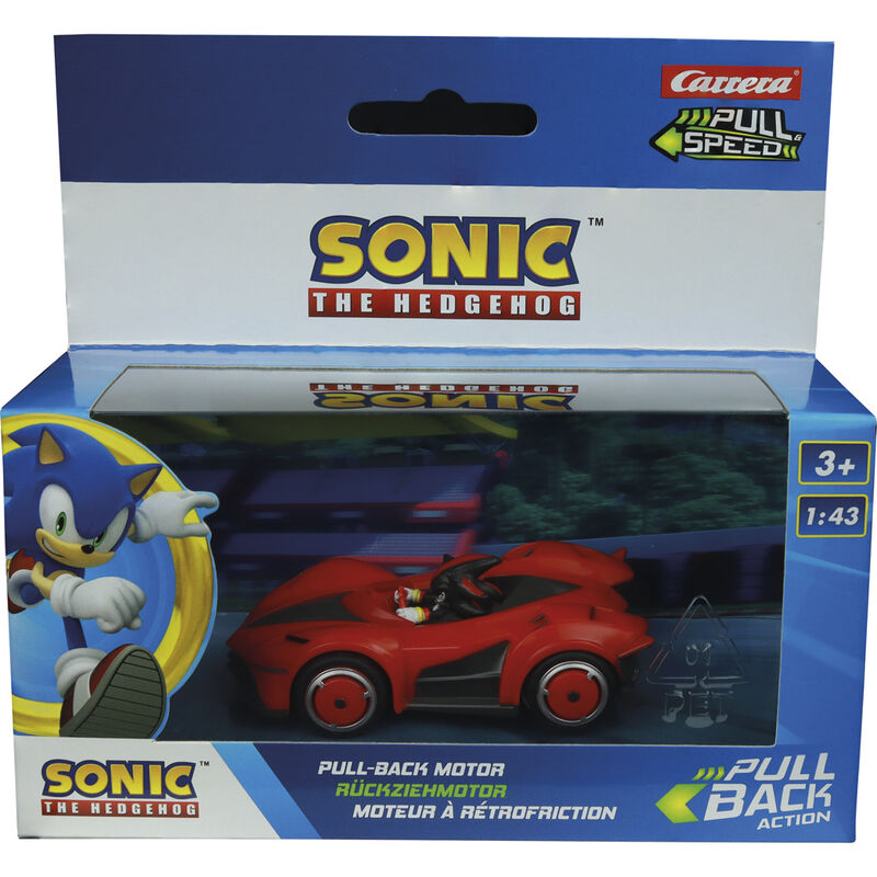 Sonic the Hedgehog Pull Speed Car 1:43 - Nerdscape Nerdscape