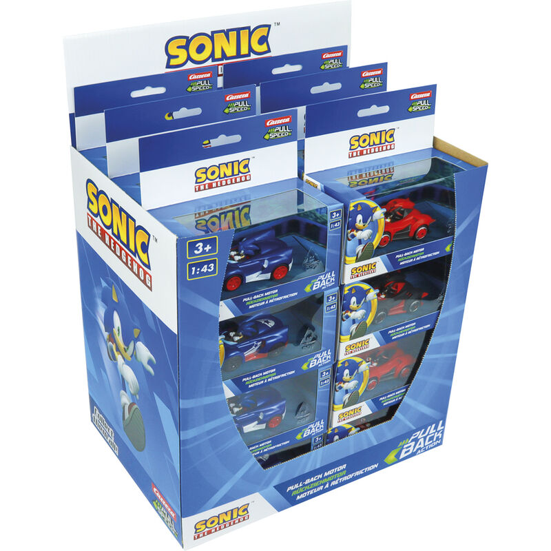 Sonic the Hedgehog Pull Speed Car 1:43 - Nerdscape Nerdscape
