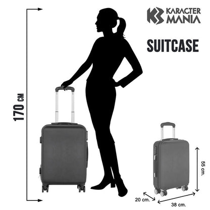 Wednesday Uniform ABS trolley suitcase 55cm Nerdscape