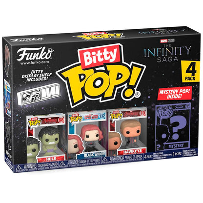 Funko Pop! Marvel The Infinity Saga Hulk - Figura da Collezione Vinyl 4 pezzi Blister Nerdscape