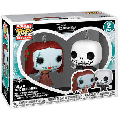 Funko Pop! Nightmare Before Christmas Jack & Sally - Figura da Collezione Vinyl Nerdscape