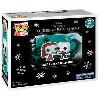 Funko Pop! Nightmare Before Christmas Jack & Sally - Figura da Collezione Vinyl Nerdscape