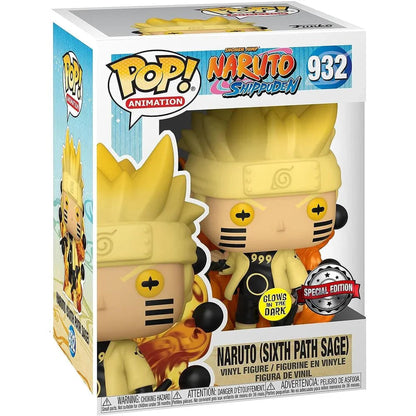 POP figure Naruto Uzumaki Naruto Six Path Sage Glow Nerdscape