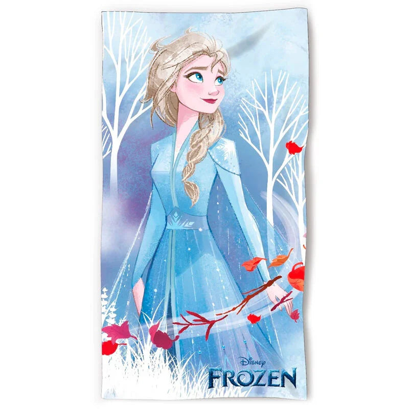 Disney Frozen Elsa microfibre beach towel Nerdscape