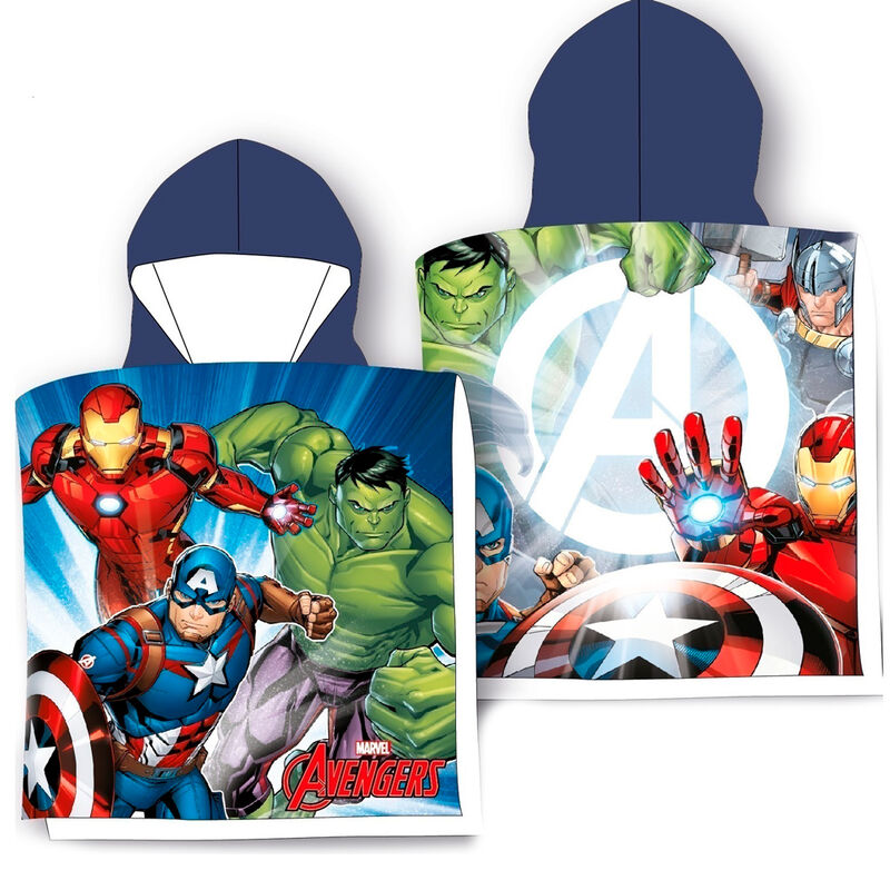 Marvel Avengers cotton poncho towel Nerdscape
