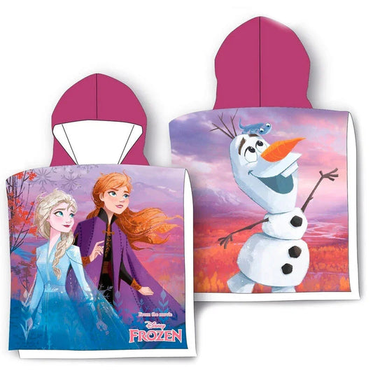 Disney Frozen cotton poncho towel Nerdscape