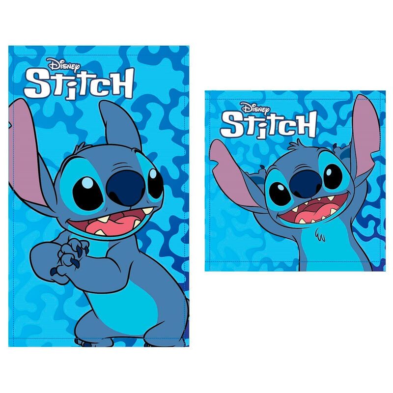 Disney Stitch set 2 cotton bath towels Nerdscape