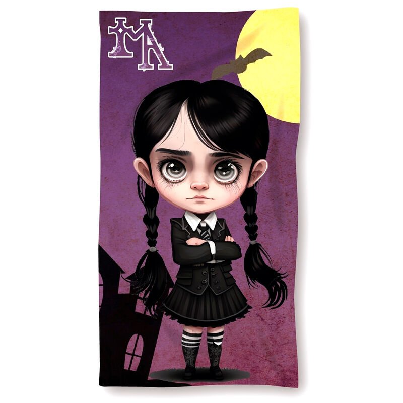 Gothic Girl cotton beach towel - Nerdscape