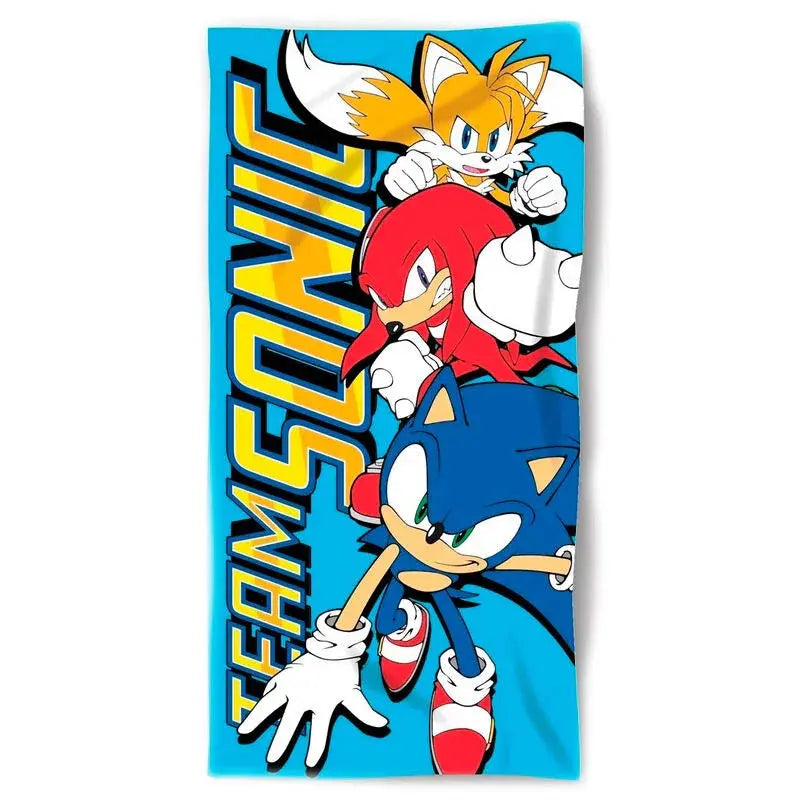 Sonic The Hedgehog cotton beach towel Nerdscape