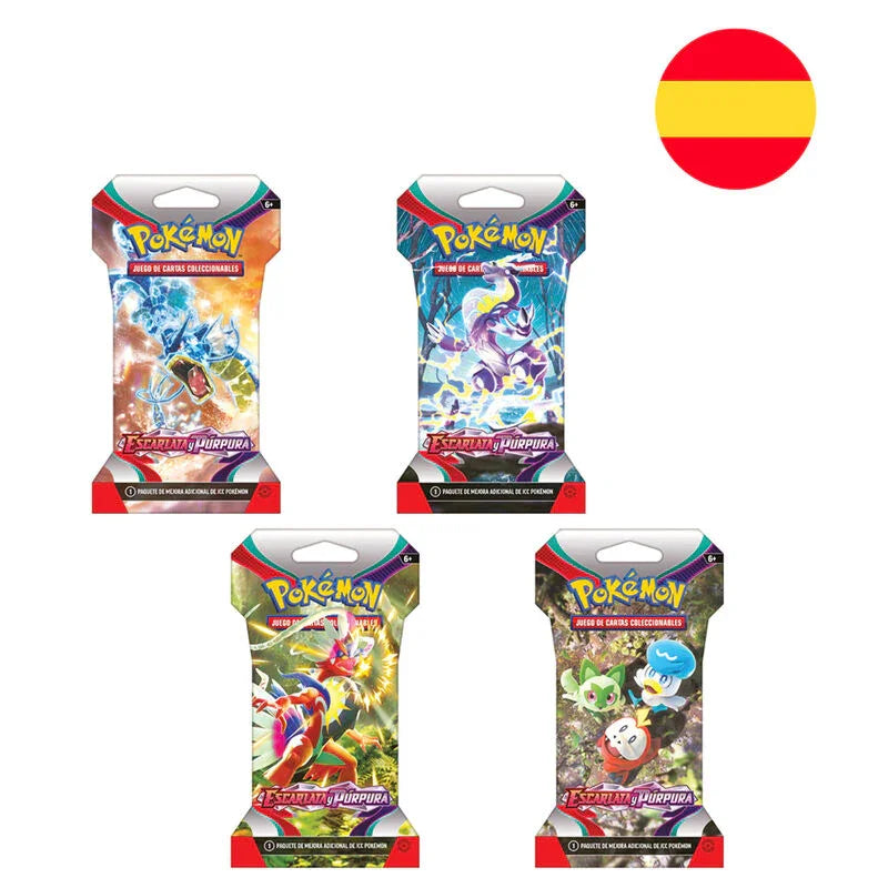 Spanish Pokemon Scarlet & Violet Collectible card game envelope Nerdscape
