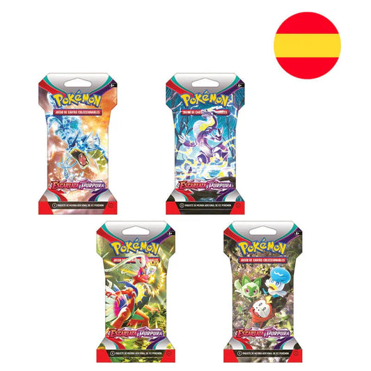 Spanish Pokemon Scarlet & Violet Collectible card game envelope Nerdscape