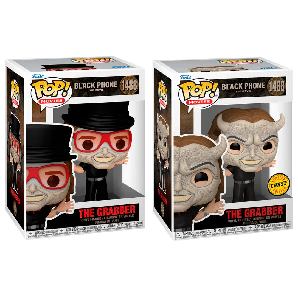 Funko Pop! Black Phone The Grabber 5 + 1 Chase - Figura da Collezione Vinyl Nerdscape