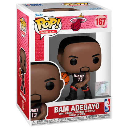 Funko Pop! NBA Miami Heat Bam Adebayo - Figura da Collezione Vinyl Nerdscape