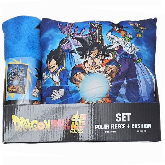 Dragon Ball Super polar blanket + cushion set Nerdscape
