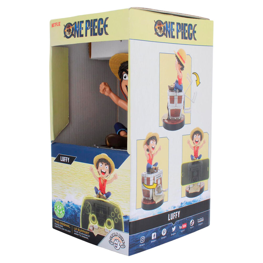 One Piece Luffy clamping bracket Cable guy 20cm Nerdscape