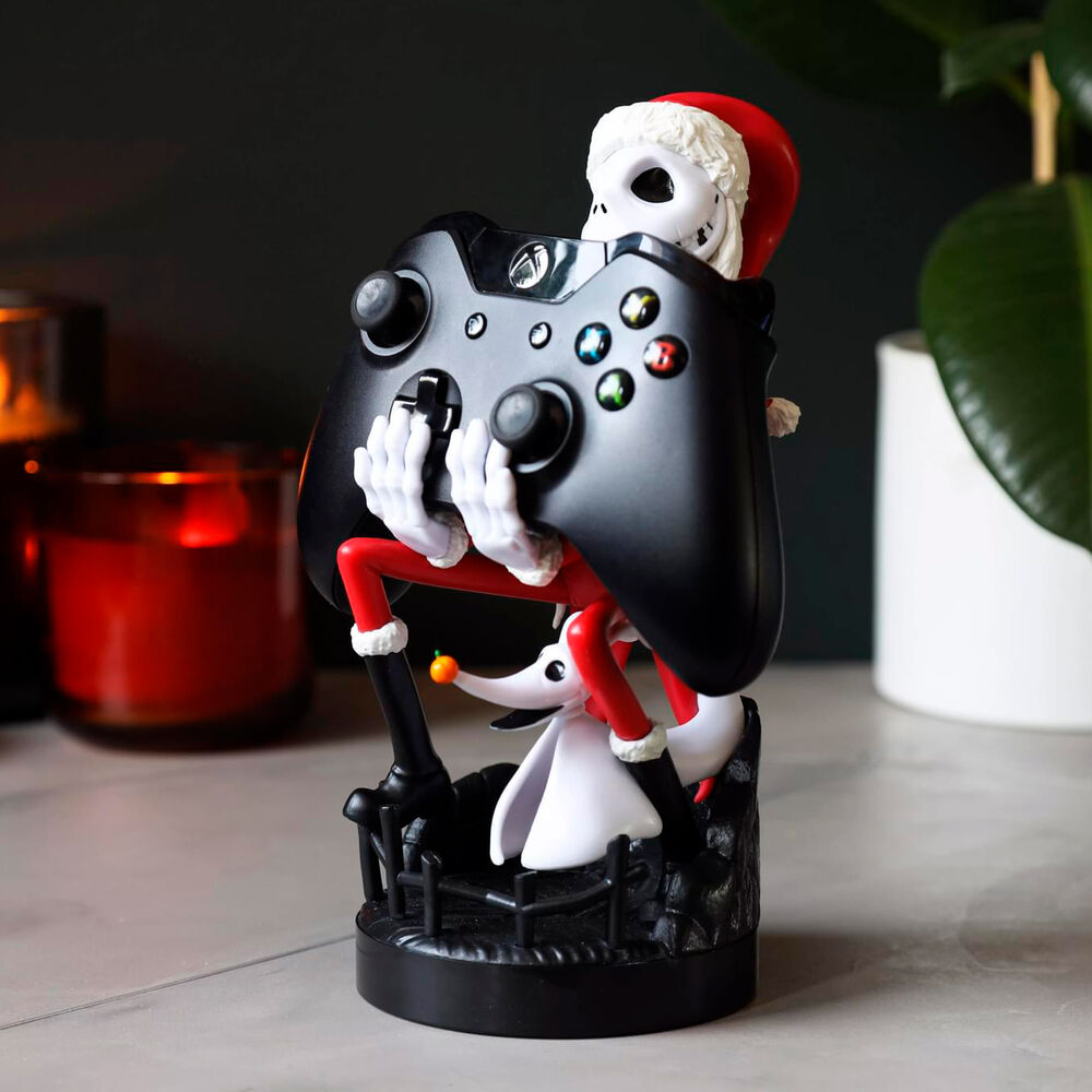 Disney Nightmare Before Christmas Santa Suit Jack clamping bracket Cable guy 20cm Nerdscape