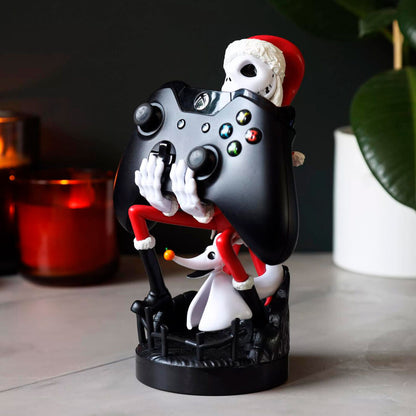 Disney Nightmare Before Christmas Santa Suit Jack clamping bracket Cable guy 20cm Nerdscape