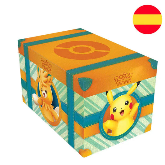 Spanish Pokemon Treasure chest collectable card game Nerdscape