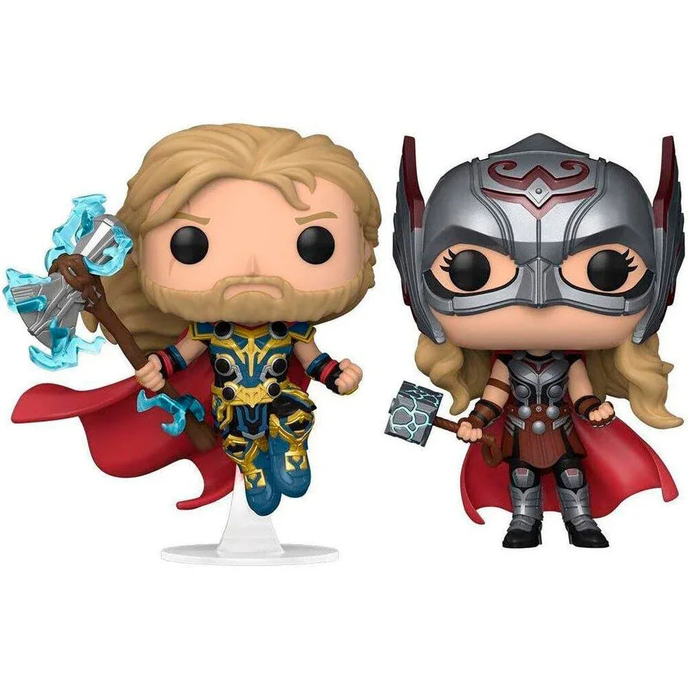 POP pack 2 figures Marvel Thor Love and Thunder Thor & Mighty Thor Exclusive Nerdscape