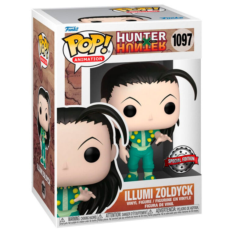 POP figure Hunter X Hunter Illumi Zoldyck Exclusive Nerdscape