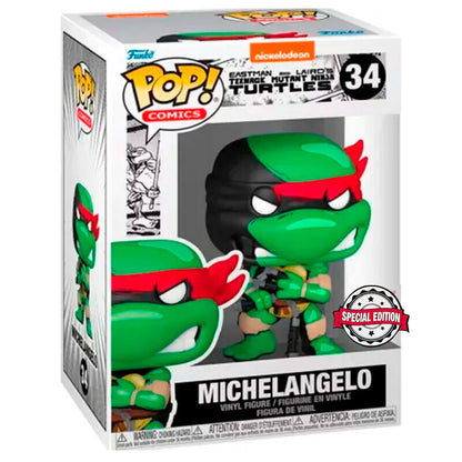 POP figure Ninja Turtles Michelangelo Exclusive 5 + 1 Chase Nerdscape