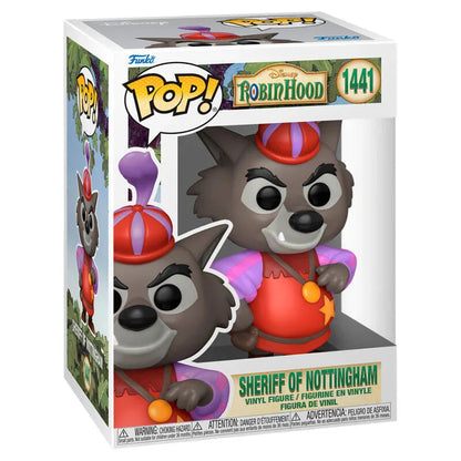 Funko Pop! Disney Robin Hood Sheriff of Nottingham - Figura da Collezione Vinyl Nerdscape