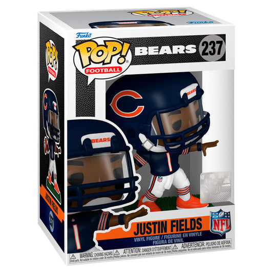Figurine POP de Justin Fields, joueur des Bears de la NFL