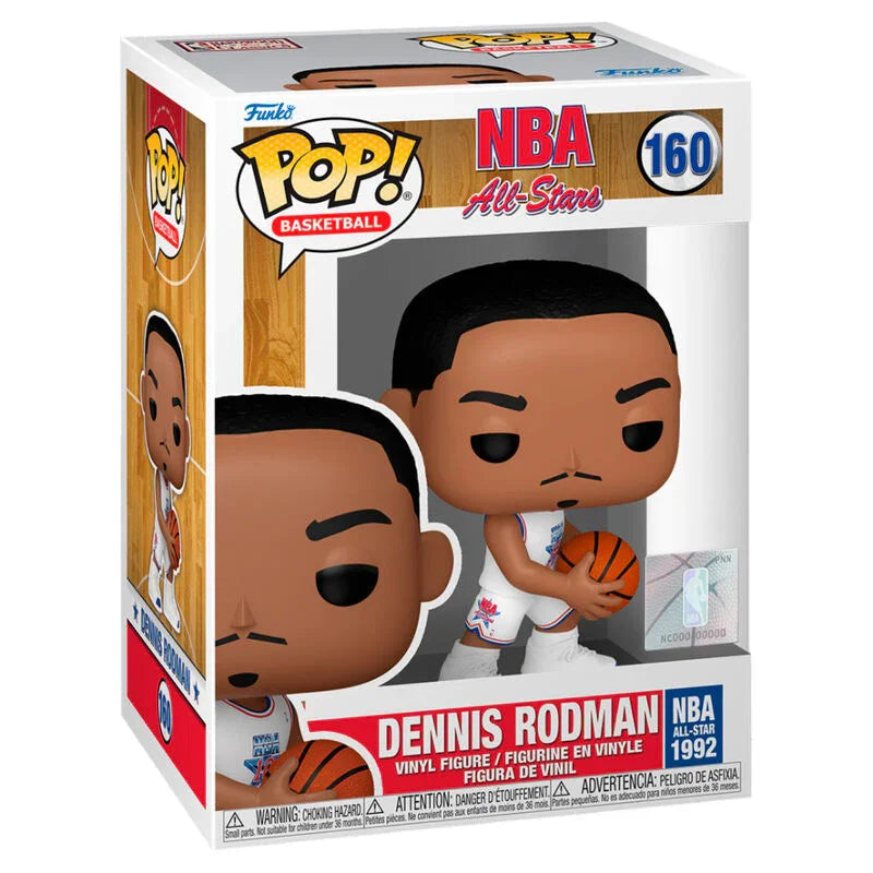Funko Pop! NBA All-Stars Dennis Rodman 1992 - Figura da Collezione Vinyl Nerdscape