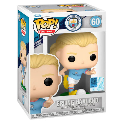 Funko Pop! Manchester City Erling Haaland - Figura da Collezione Vinyl Nerdscape