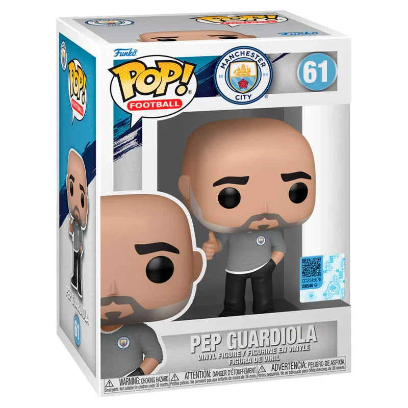 Funko Pop! Manchester City Pep Guardiola - Figura da Collezione Vinyl Nerdscape