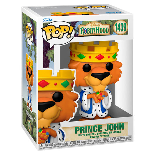 Funko Pop! Disney Robin Hood Prince John - Figura da Collezione Vinyl