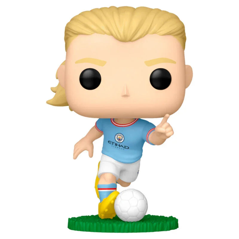 Funko Pop! Manchester City Erling Haaland - Figura da Collezione Vinyl Nerdscape