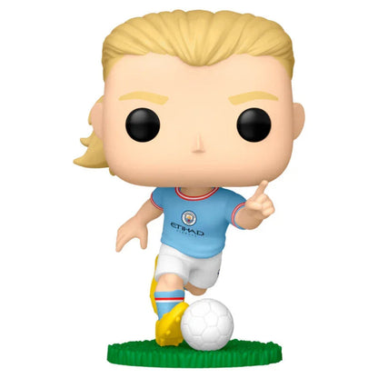 Funko Pop! Manchester City Erling Haaland - Figura da Collezione Vinyl Nerdscape