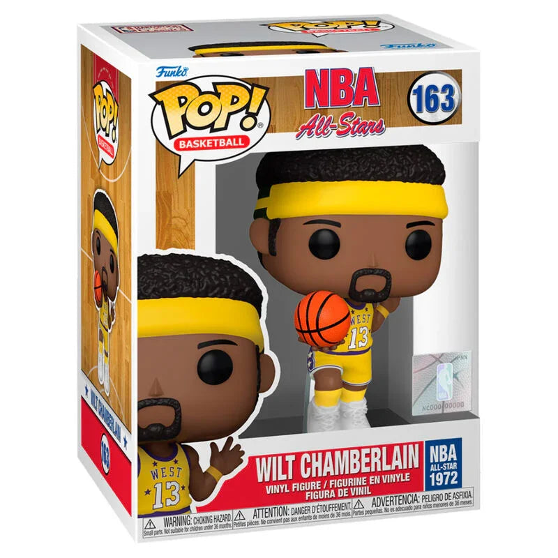 Funko Pop! NBA All-Stars Wilt Chamberlain 1972 - Figura da Collezione Vinyl Nerdscape