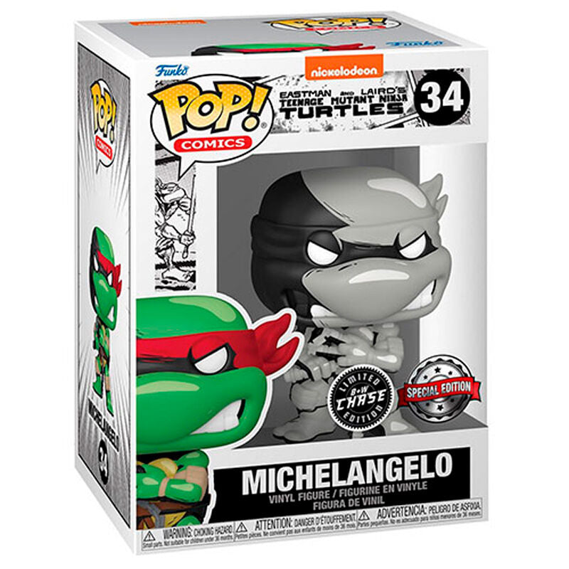 POP figure Ninja Turtles Michelangelo Exclusive 5 + 1 Chase Nerdscape