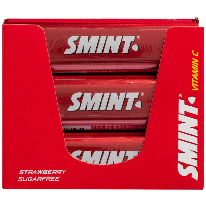 Smint Strawberry tin Nerdscape