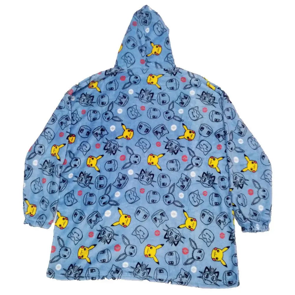 Pokemon oversize sweatshirt coat kids coral Nerdscape